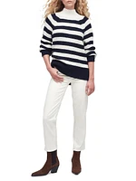 Silverdale Striped Wool-Cotton Sweater