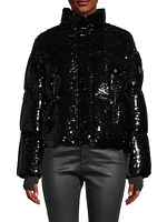 Laurence Sequined Down Puffer Jacket