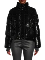 Laurence Sequined Down Puffer Jacket