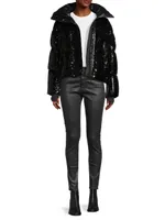 Laurence Sequined Down Puffer Jacket