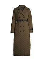 Daisy Quilted Trench Coat