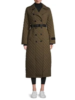 Daisy Quilted Trench Coat