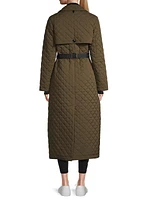 Daisy Quilted Trench Coat