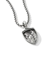 St. Michael Amulet in Sterling Silver