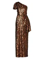 Tiana Sequined Maxi Dress