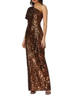 Tiana Sequined Maxi Dress