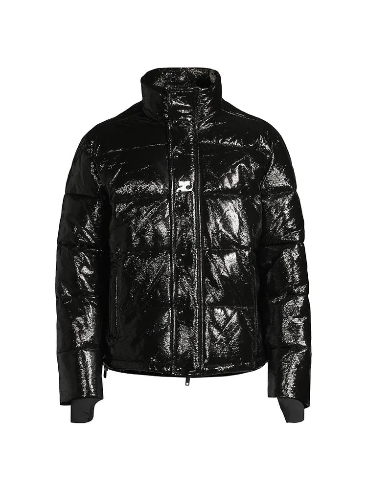 Vinyl Puffer Jacket