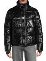 Vinyl Puffer Jacket