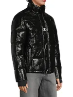 Vinyl Puffer Jacket