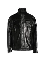 Iconic Vinyl Oversize Jacket