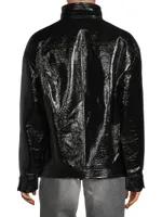 Iconic Vinyl Oversize Jacket