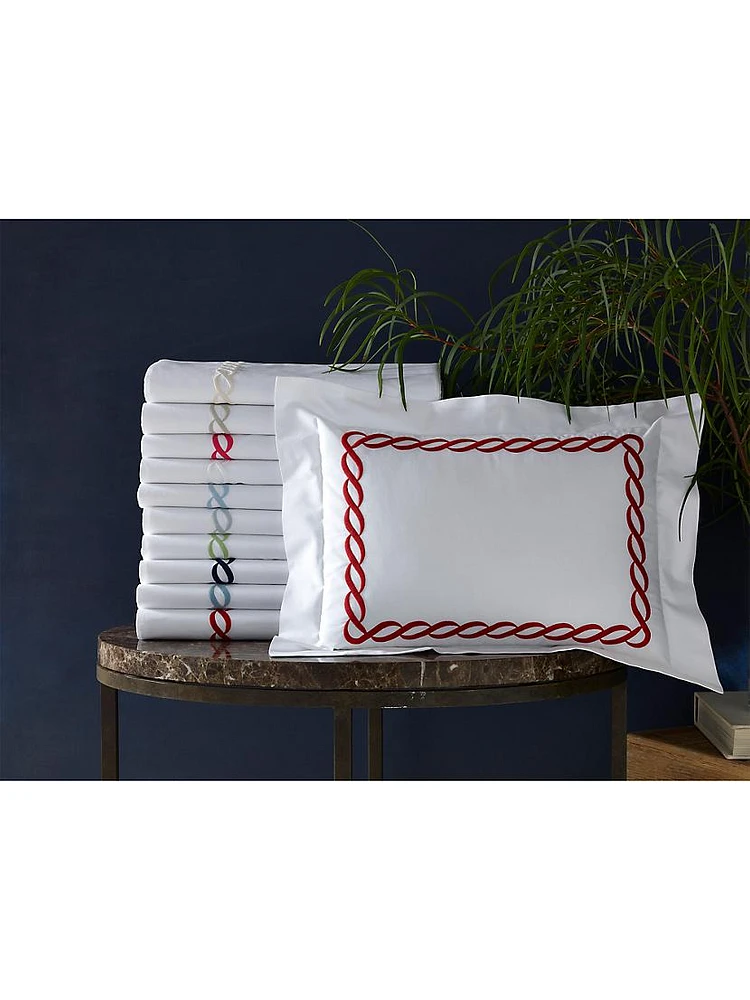 Classic Chain Percale Sheets & Pillowcase Set Collection