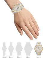 Vega Upper East IP Yellow Gold & Stainless Steel Bracelet Watch/40MM