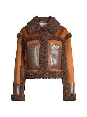 Edith Faux Leather Jacket
