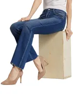 Sneeki Low-Rise Straight-Leg Jeans