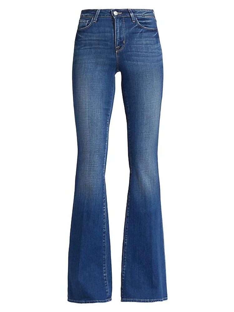 Bell High-Rise Flare Jeans