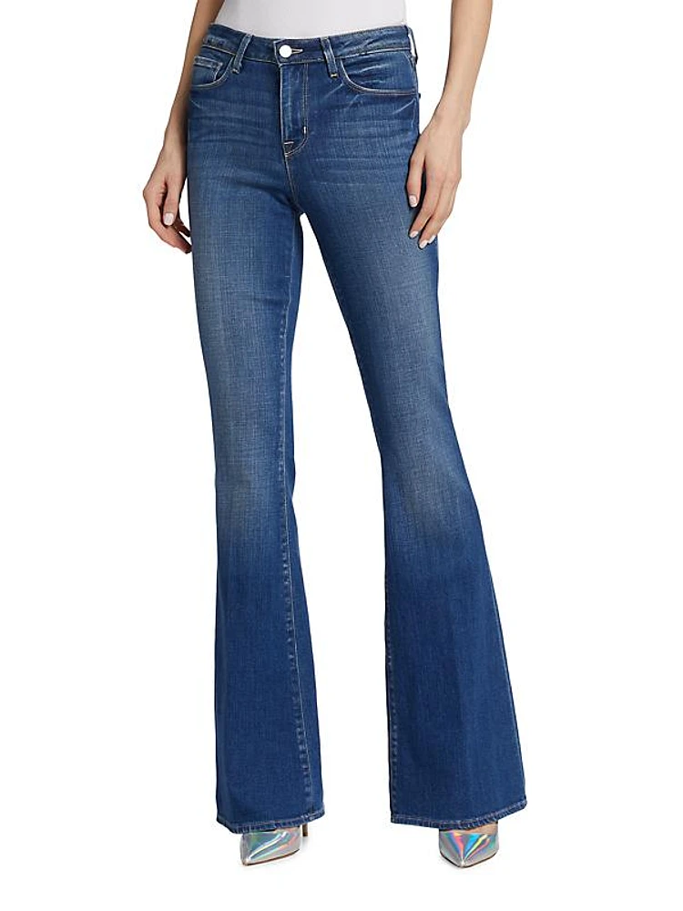 Bell High-Rise Flare Jeans