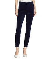 Monique Velvet Ultra High-Rise Skinny Pants