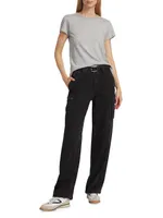 Featherweight Nora Mid-Rise Cargo Jeans