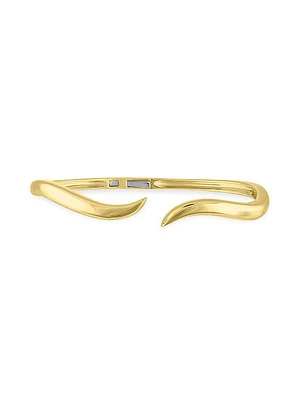 Wave 14K Yellow Gold Cuff