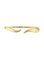 Wave 14K Yellow Gold Cuff