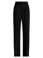Pleated-Front Trousers