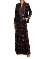 Chamberlain Floral Velvet Blazer