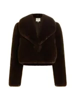 Davy Faux Fur Crop Jacket