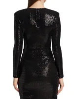 Trista Sequined Bodysuit