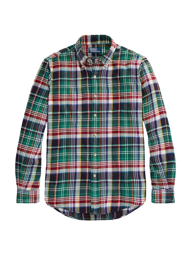 Ranch Plaid Cotton Shirt