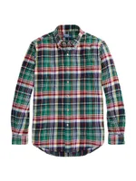 Ranch Plaid Cotton Shirt