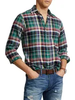 Ranch Plaid Cotton Shirt