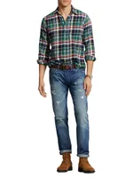 Ranch Plaid Cotton Shirt