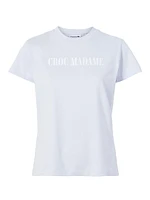 Lacoste X Bandier Croc Madame Graphic Cotton T-Shirt