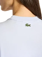 Lacoste X Bandier Croc Madame Graphic Cotton T-Shirt