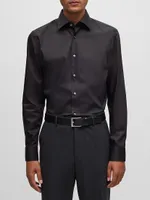 Slim-Fit Shirt In Easy-Iron Cotton Poplin