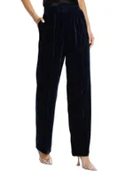 Bevie Velvet Corduroy Trousers