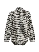 Simon Houndstooth Shirt Jacket