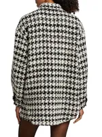 Simon Houndstooth Shirt Jacket