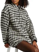 Simon Houndstooth Shirt Jacket