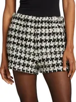 Lyle Houndstooth Shorts