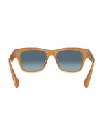 Birell 52MM Acetate Rectangular Sunglasses
