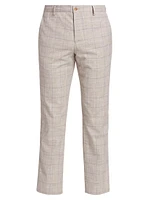 COLLECTION Plaid Cotton-Blend Trousers