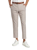 COLLECTION Plaid Cotton-Blend Trousers