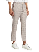 COLLECTION Plaid Cotton-Blend Trousers