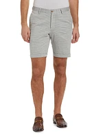 COLLECTION Herringbone Wool-Blend Shorts