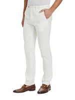 COLLECTION Linen Crease-Front Trousers