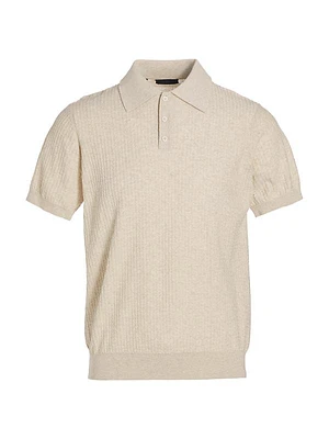 COLLECTION Squiggle Cotton Polo Shirt