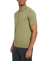 COLLECTION Heathered Cotton Polo Shirt