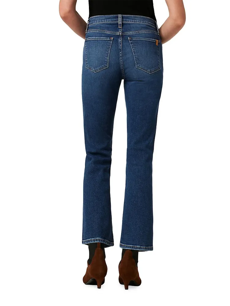 The Callie Mid-Rise Crop Boot-Cut Jeans